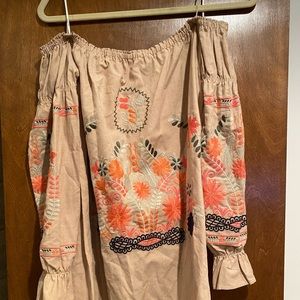 Strapless Boho Tunic Dress